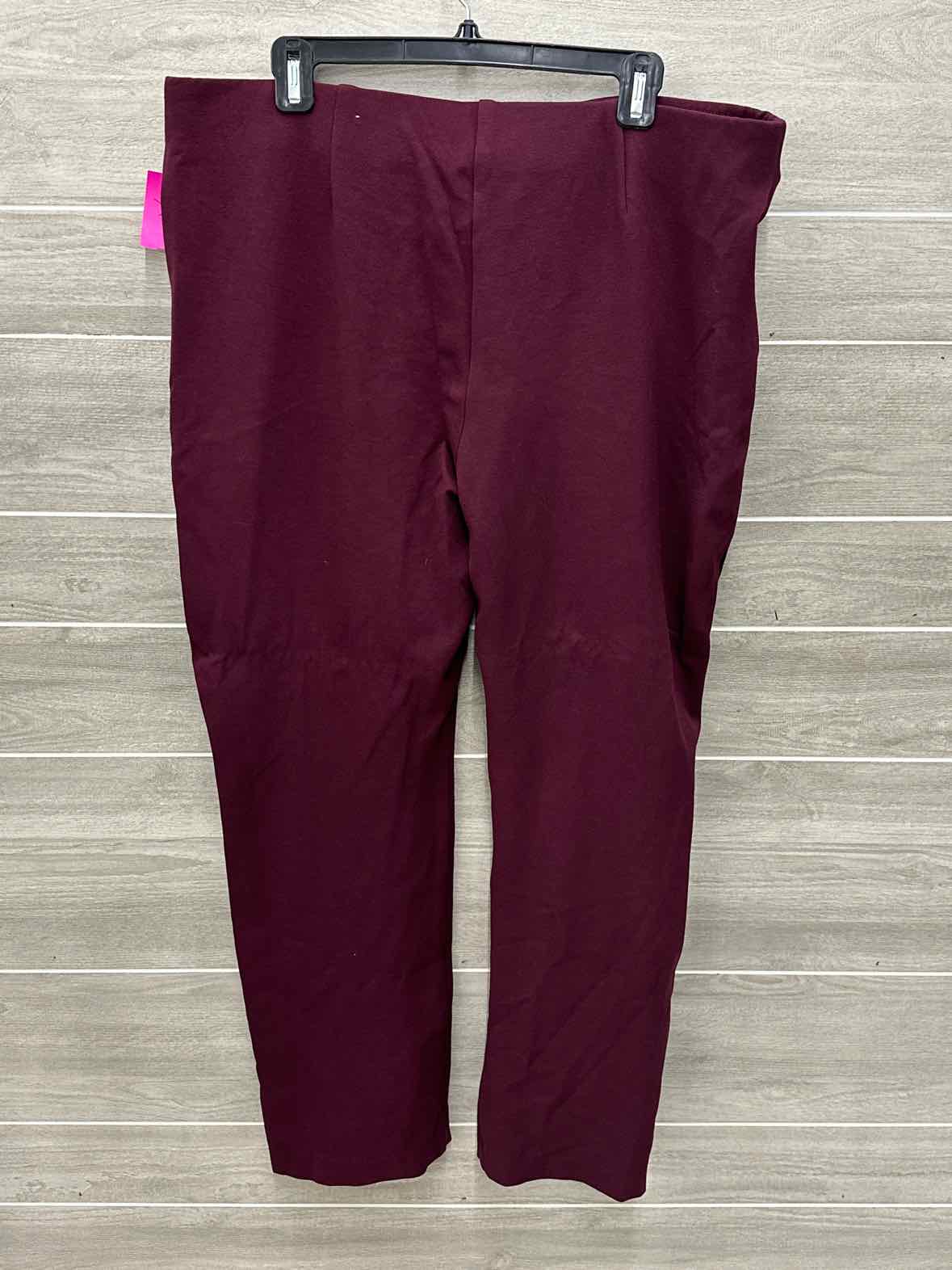 Chico's Burgundy Womens Size 16 Pants