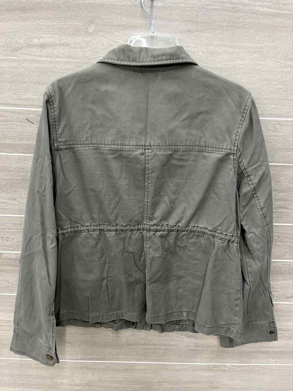 Aeropostale Olive Womens Women Size L Jacket (Outdoor)
