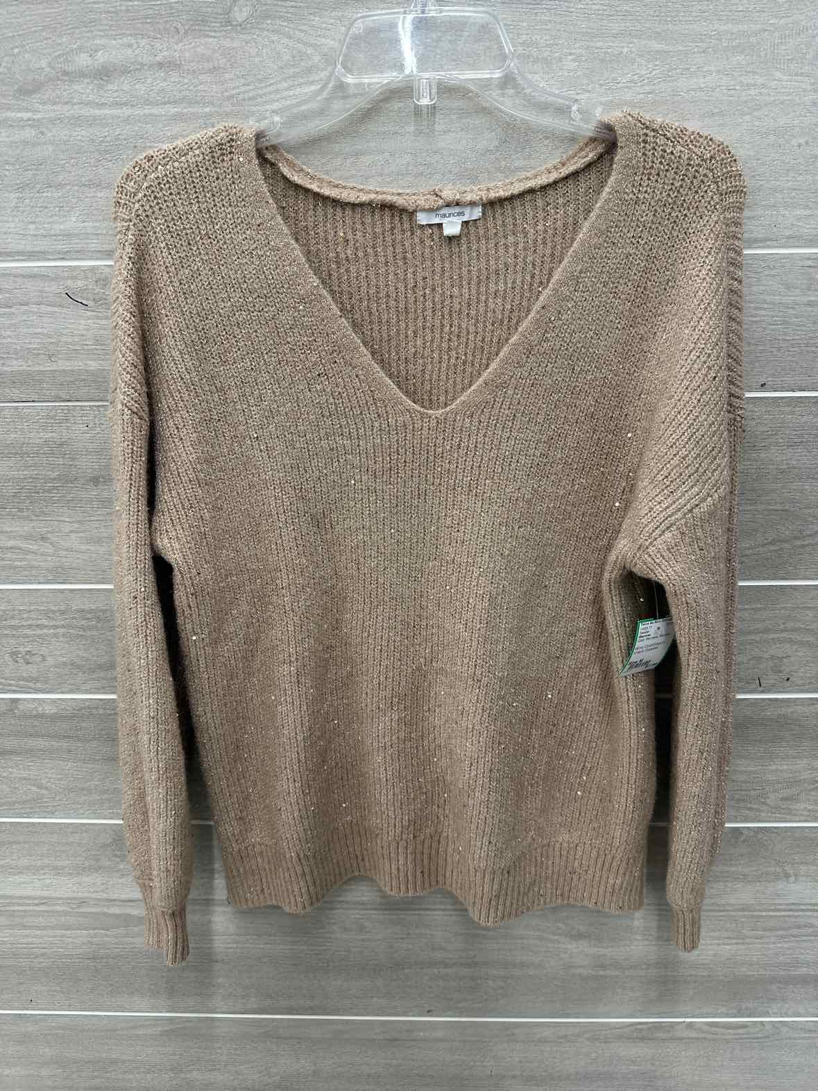 Maurices Size M Gold Womens Sweater