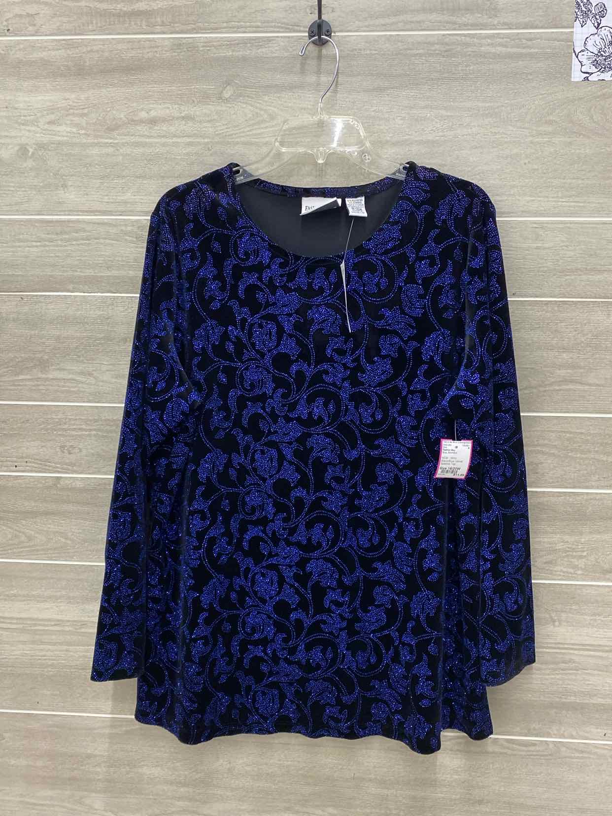 Fashion Bug Blue Womens Size 18/20W Shirt