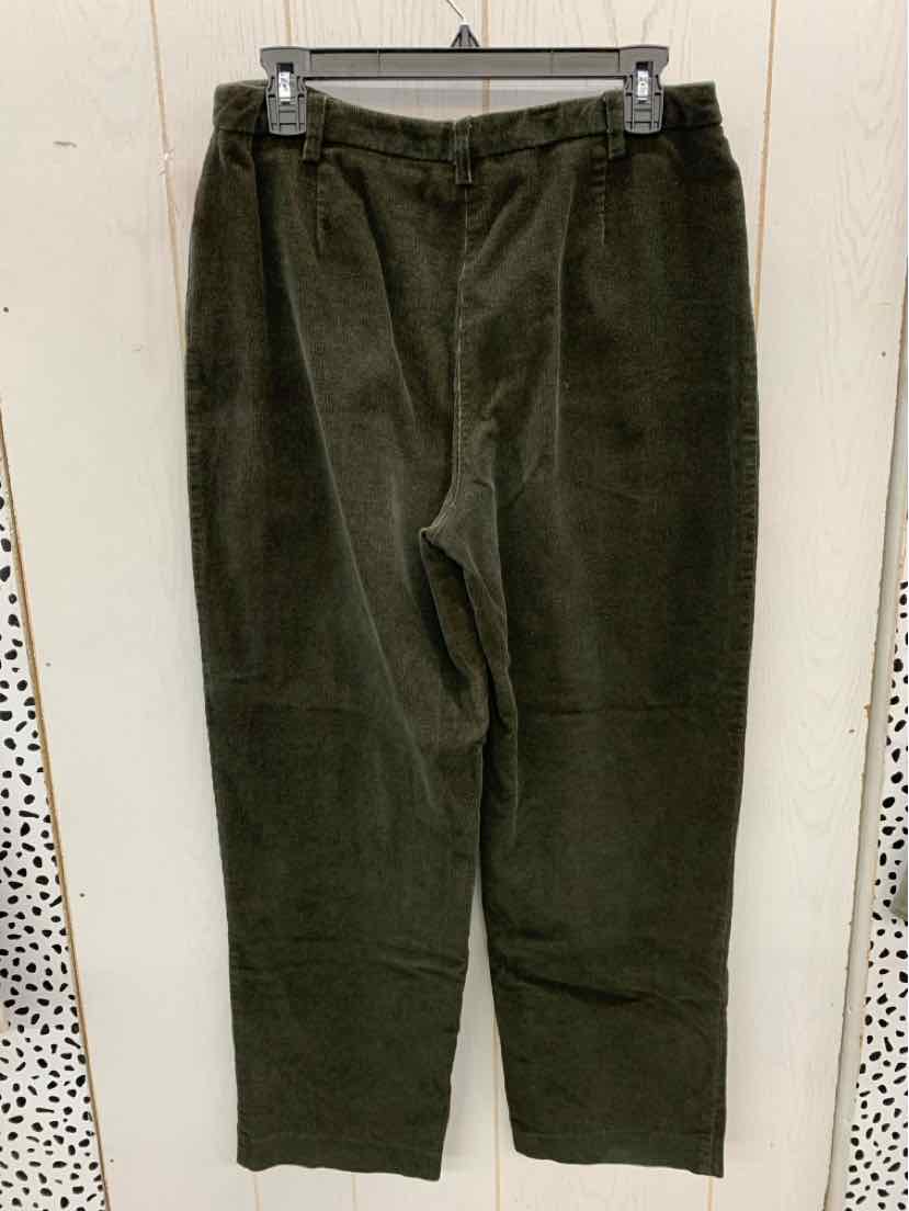 Laura Ashley Olive Womens Size 10 Pants
