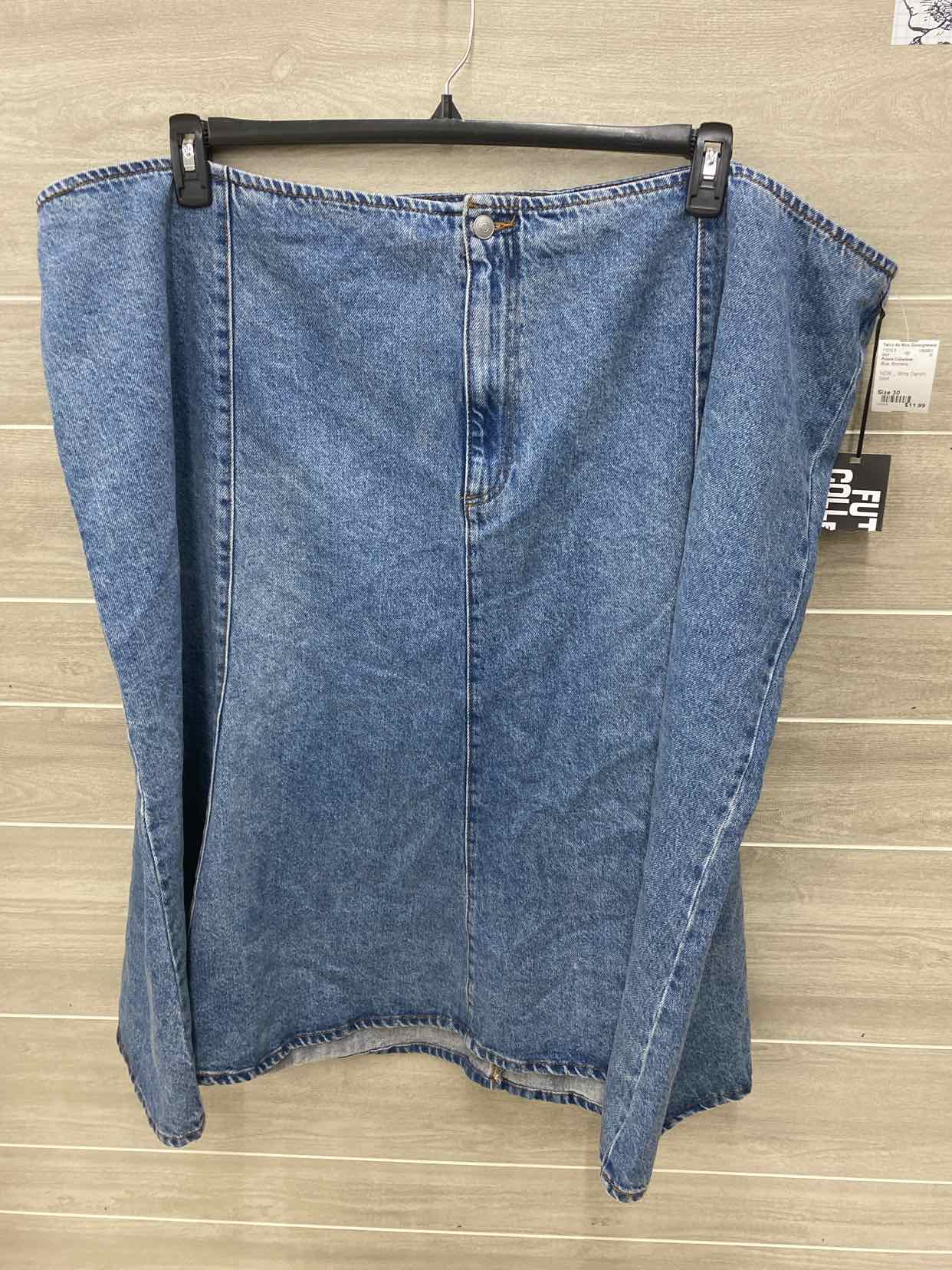 Future Collective Blue Womens Size 30 Skirt