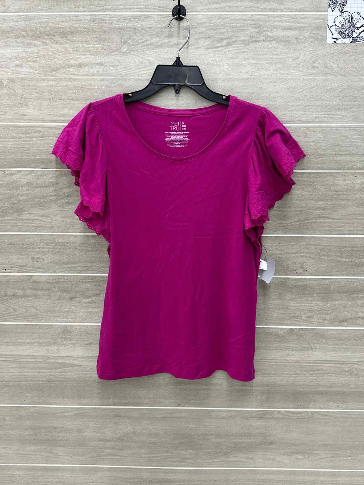Time & Tru Pink Womens Women Size Small Shirt
