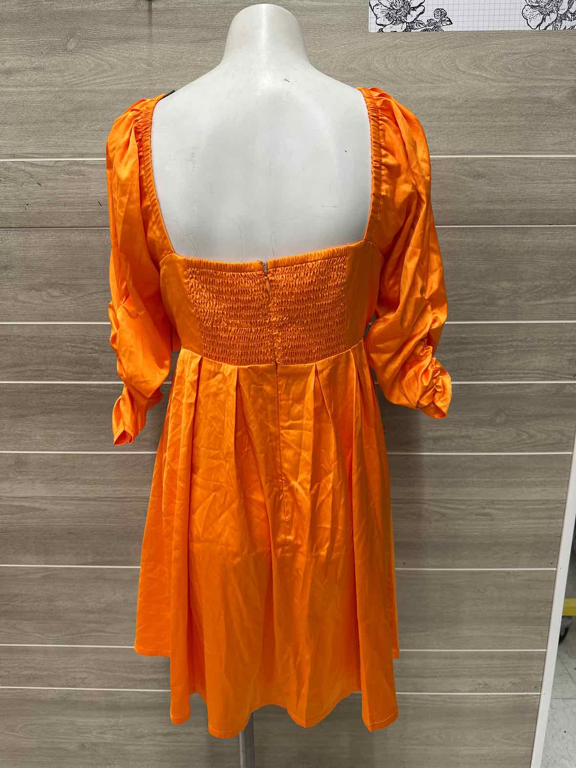 Adelyn Rae Size 6 Orange Womens Dress