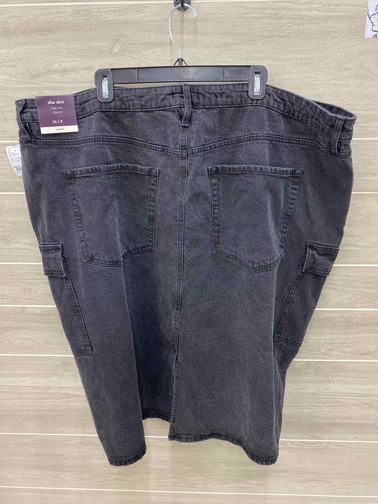 Ava & Viv Black Womens Size 26 Skirt