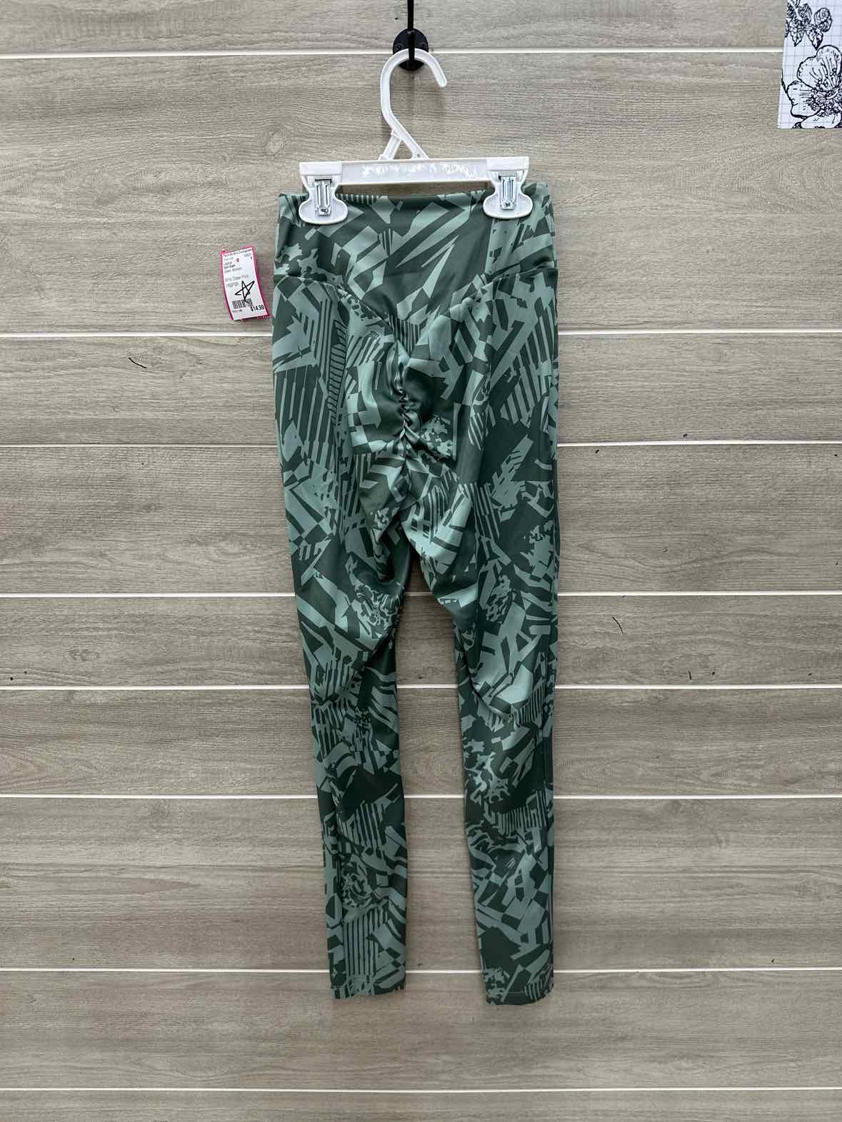 Gym Shark Size XS Green Womens Leggings