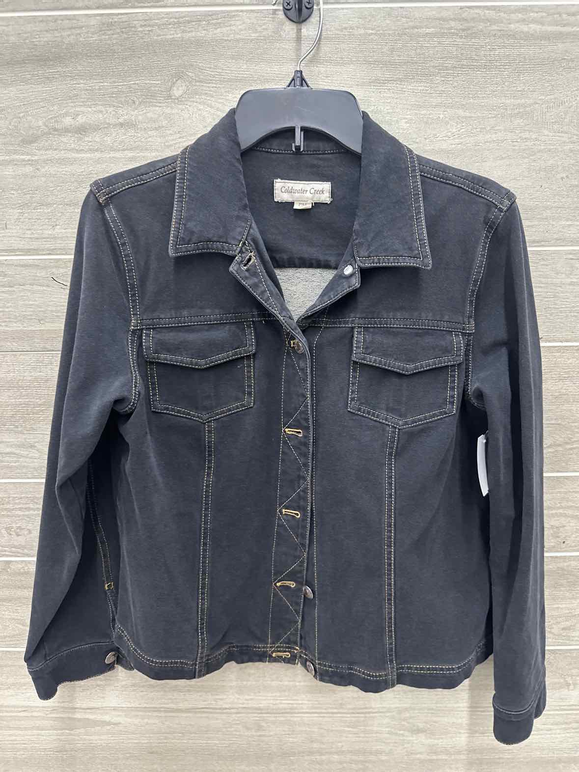 Coldwater Creek Size 10/12 Petite Black Petite Blazer