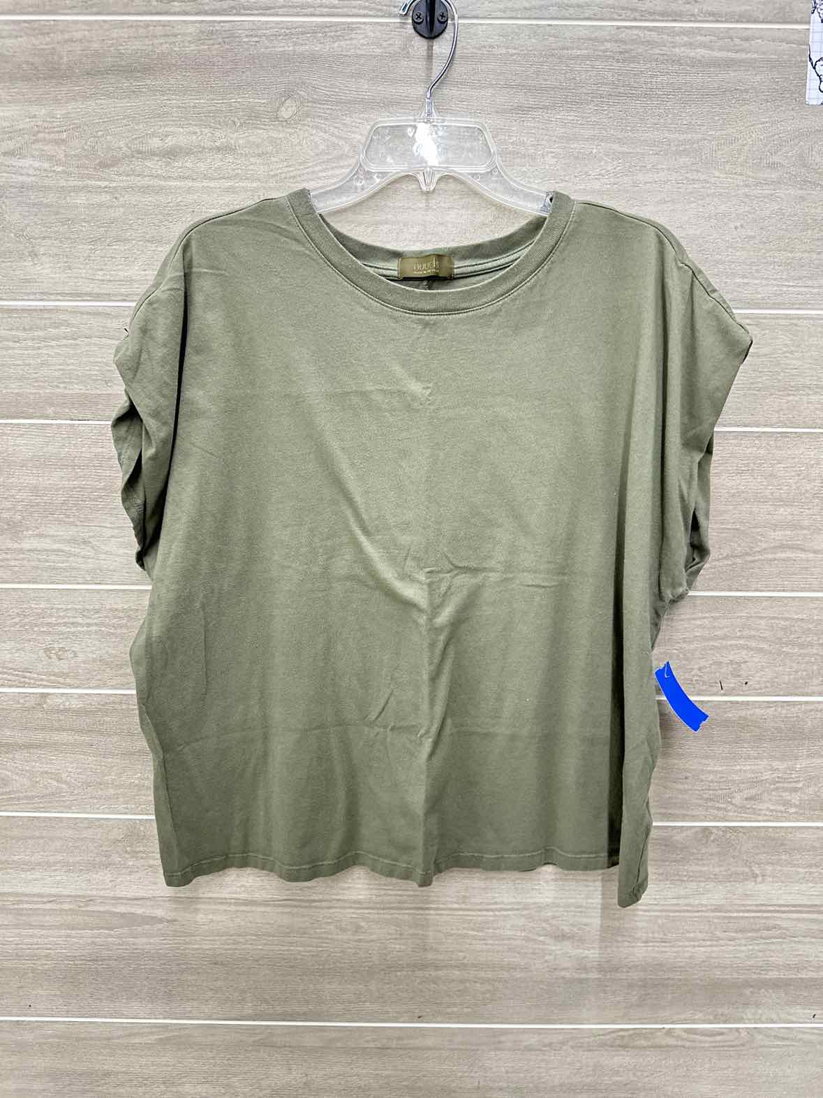 Nuuds Size L/XL Olive Womens Shirt