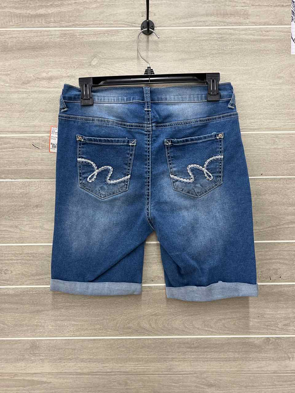 WallFlower Blue Womens Women Size 10/12 Shorts