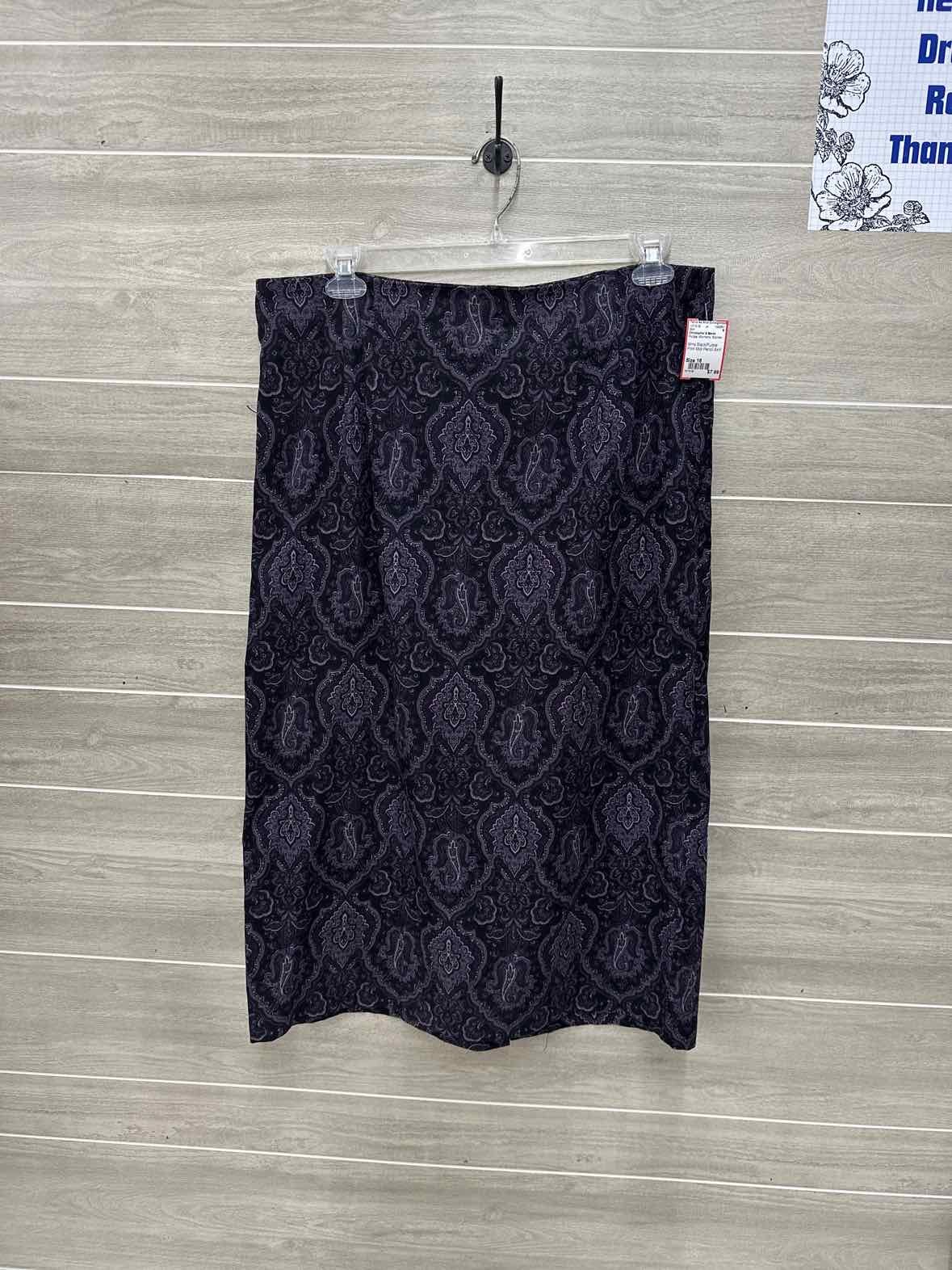 Christopher & Banks Purple Womens Women Size 16 Skirt