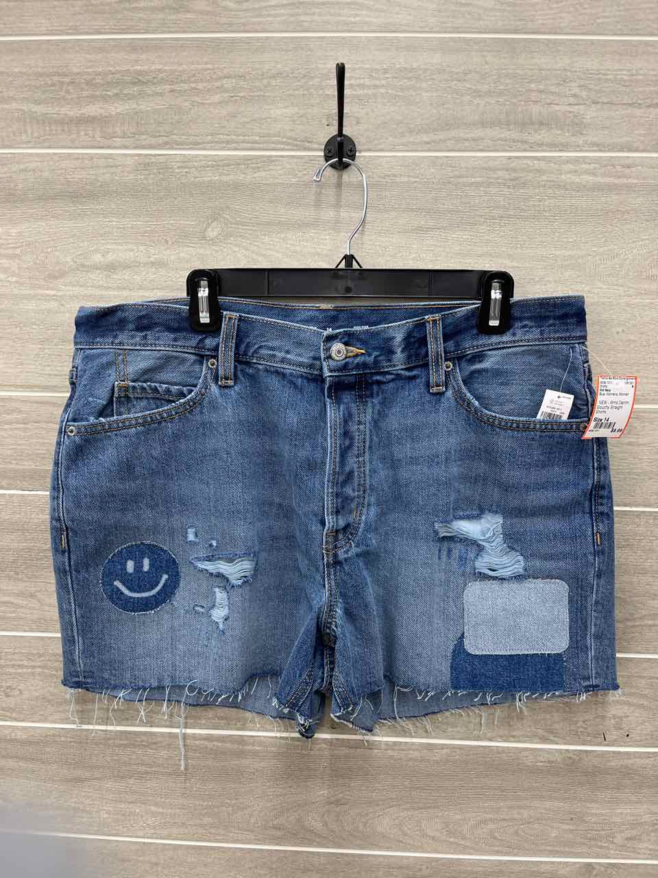 Old Navy Blue Womens Women Size 14 Shorts