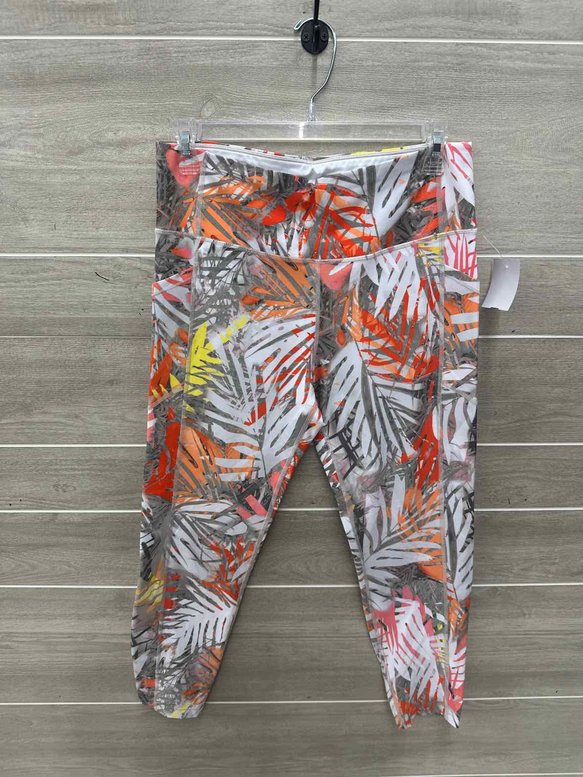 Calvin Klein Size L Coral Womens Leggings