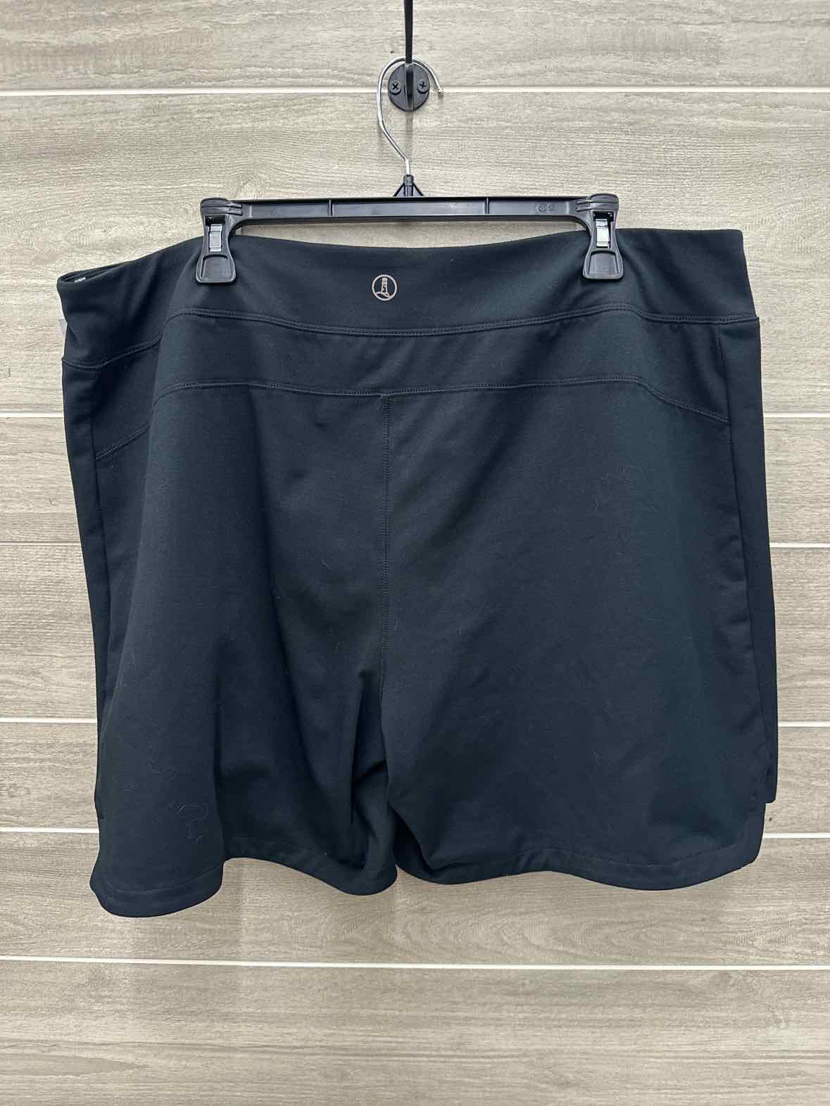 Lands End Size 20/22W Black Plus Shorts