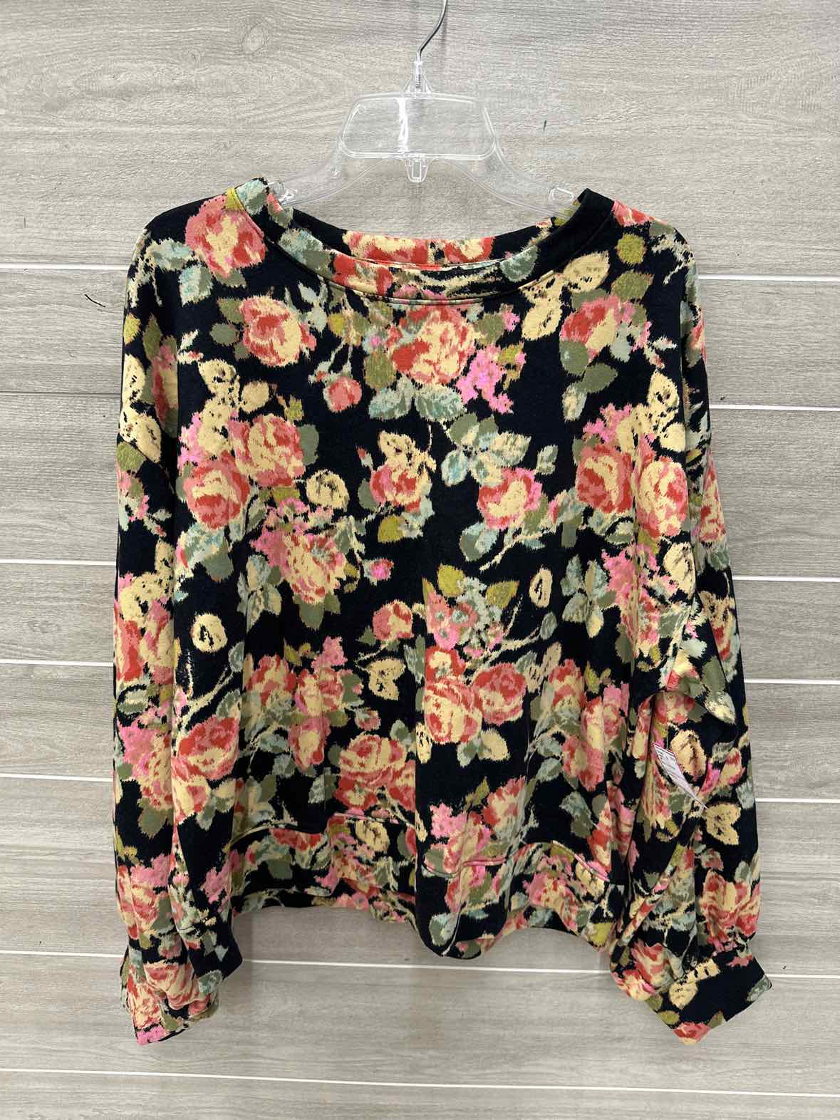 LOFT Size XXL Black Plus Sweatshirt