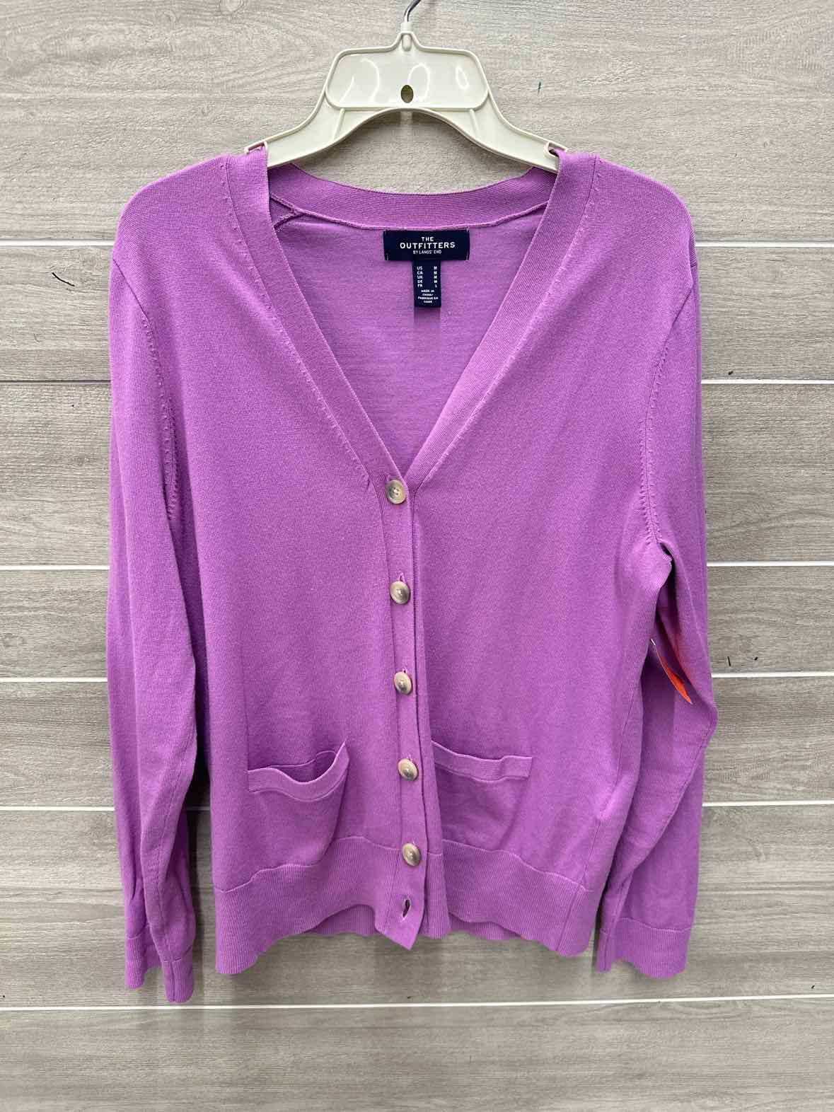 Lands End Size M Purple Womens Sweater
