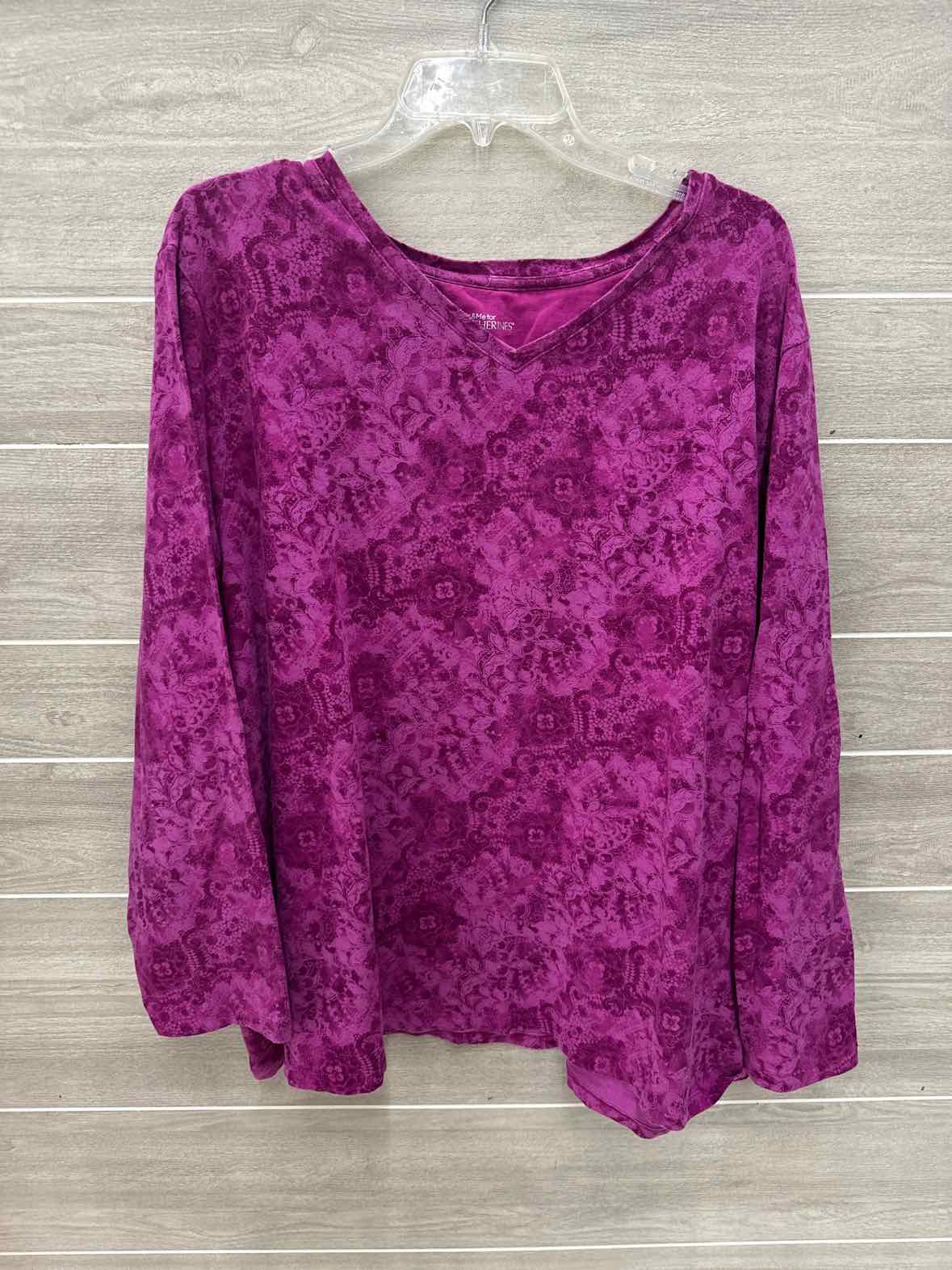 Catherines Purple Womens Size 3X Shirt