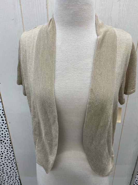 212 Collection Beige Womens Size M Shirt