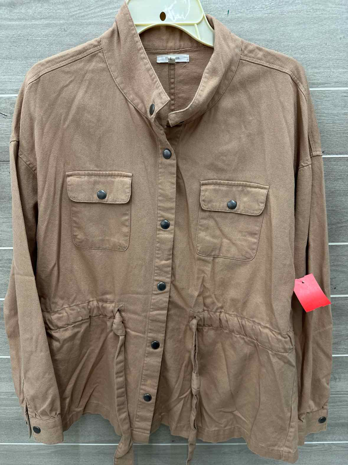 Maurices Size 10/12 Tan Womens Blazer