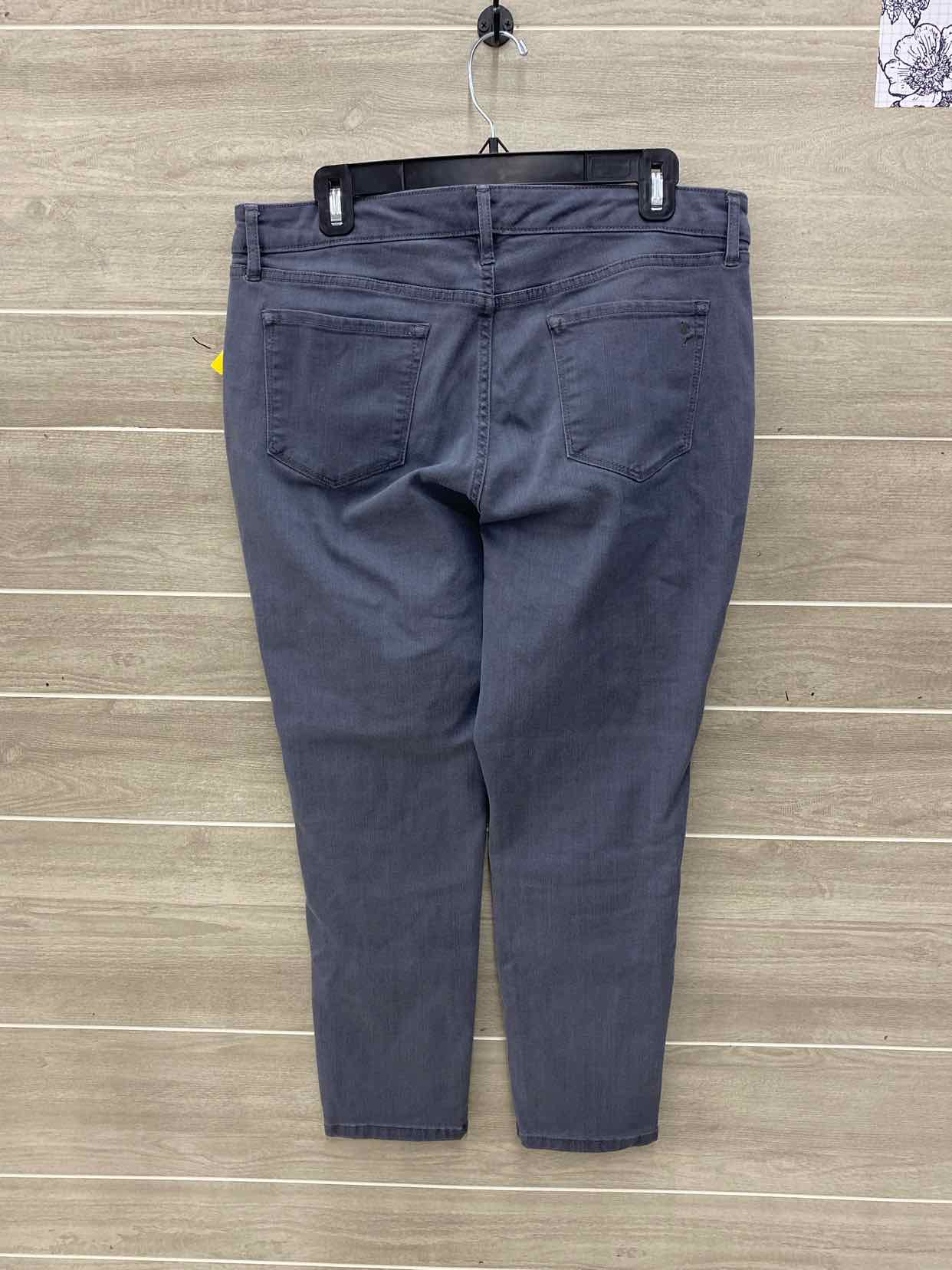 Martha Stewart Gray Womens Women Size 14P Jeans