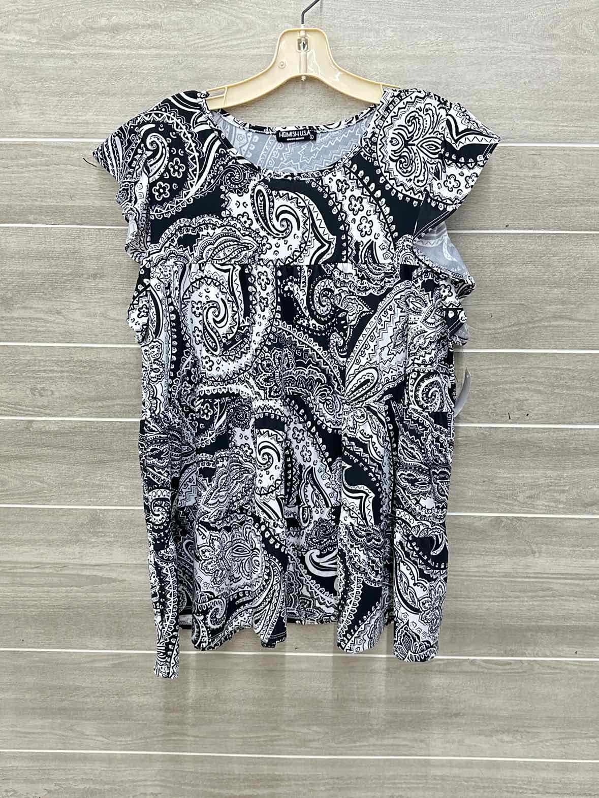 Hemish Black Womens Women Size L Shirt