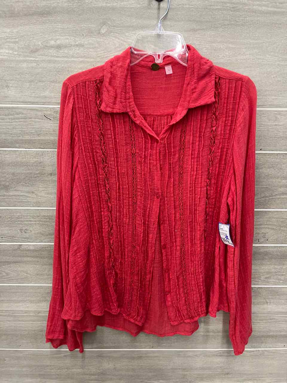 Free People Size M Red Womens Shirt