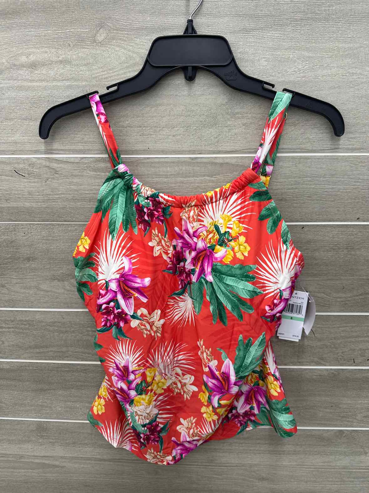 Jantzen Size 8 Orange Womens Swimsuit