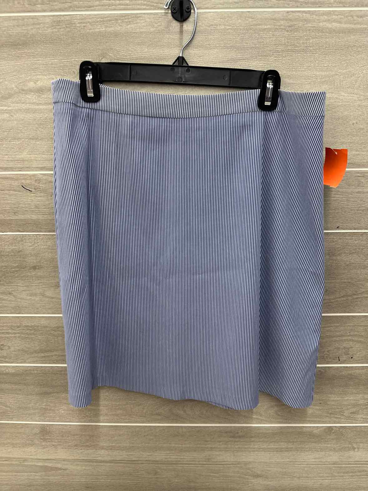 Margaret M Blue Womens Women Size 12 Skirt