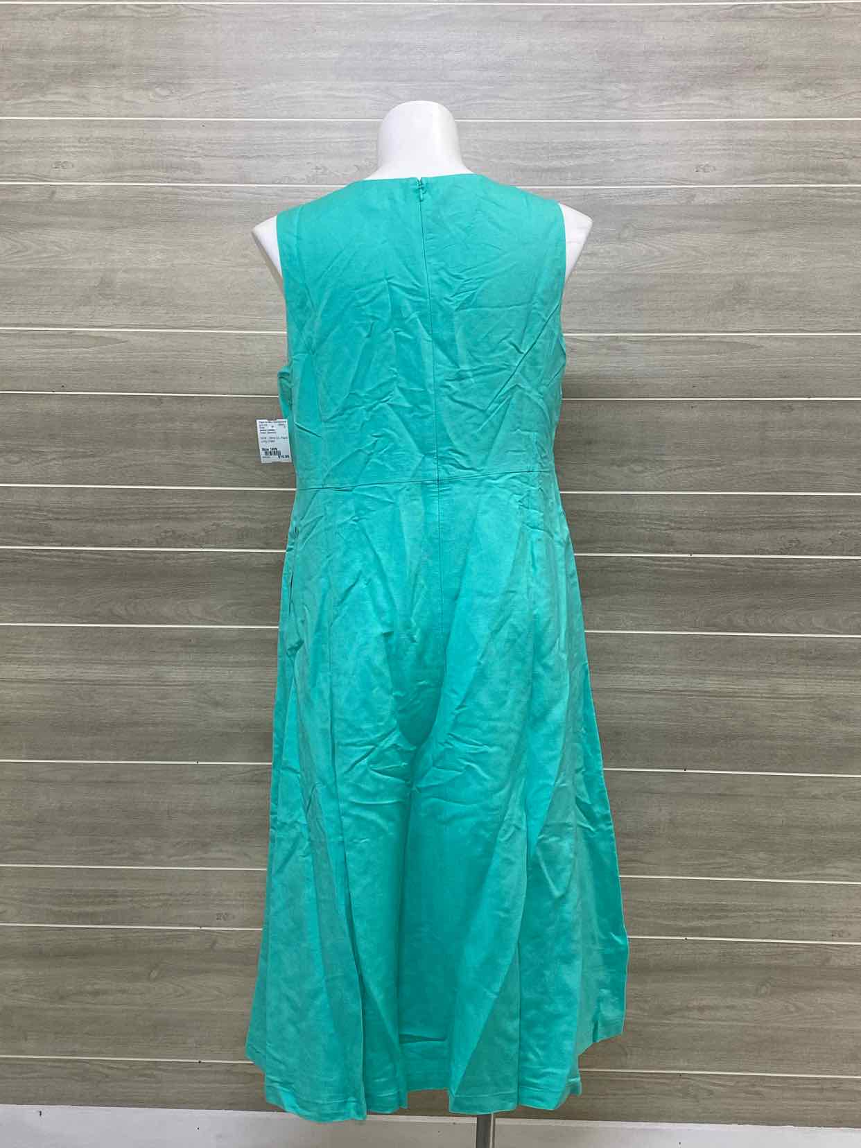 Jessica London Green Womens Size 18W Dress