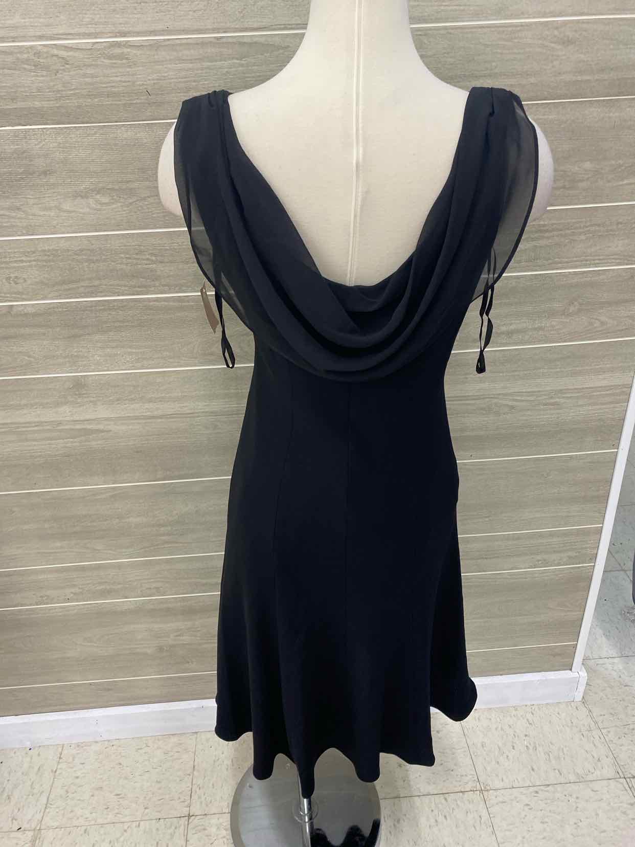 Evan Picone Black Womens Size 6 Dress