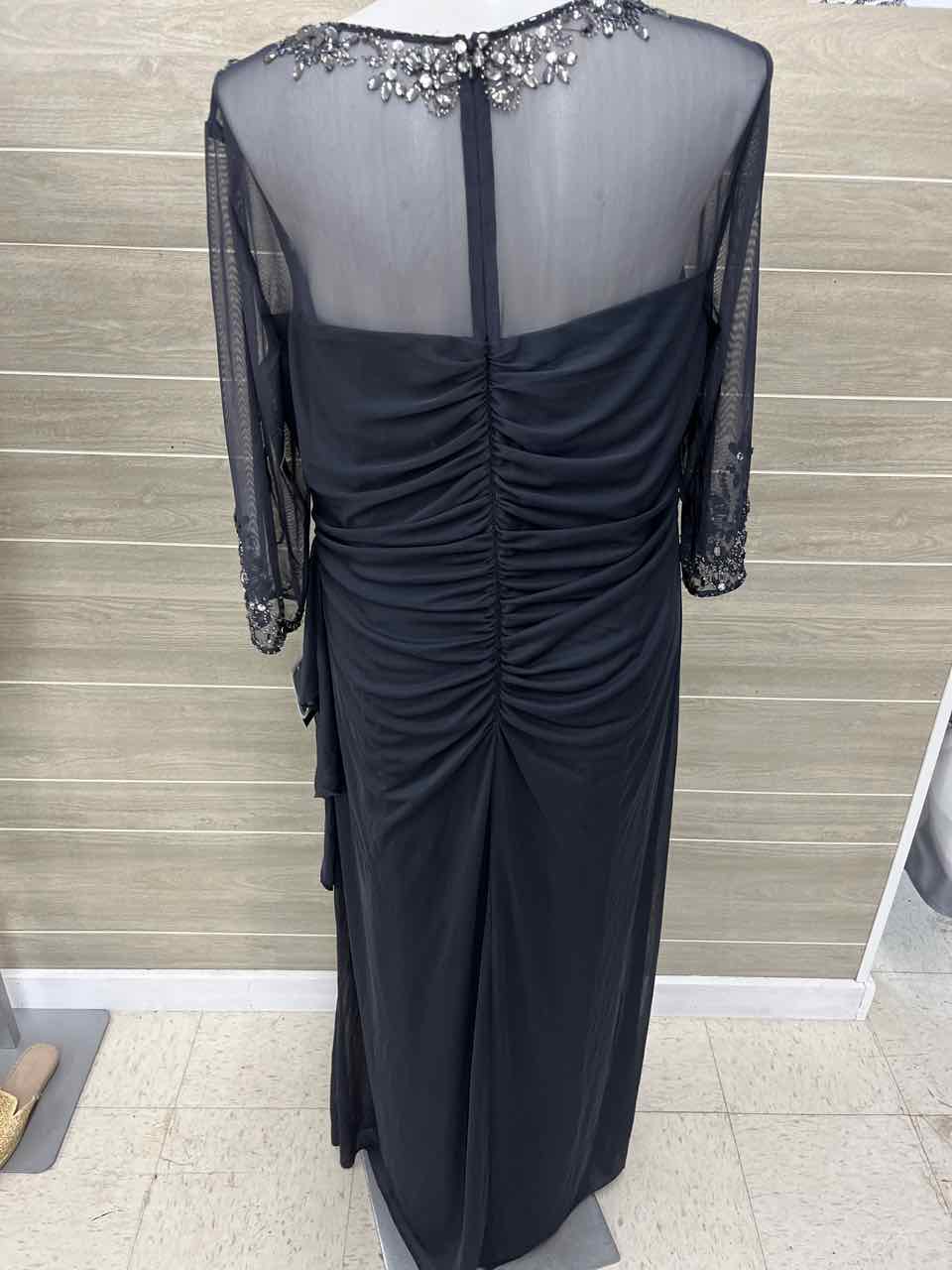 Alex Evenings Gray Womens Women Size 22W Gown/Evening Wear
