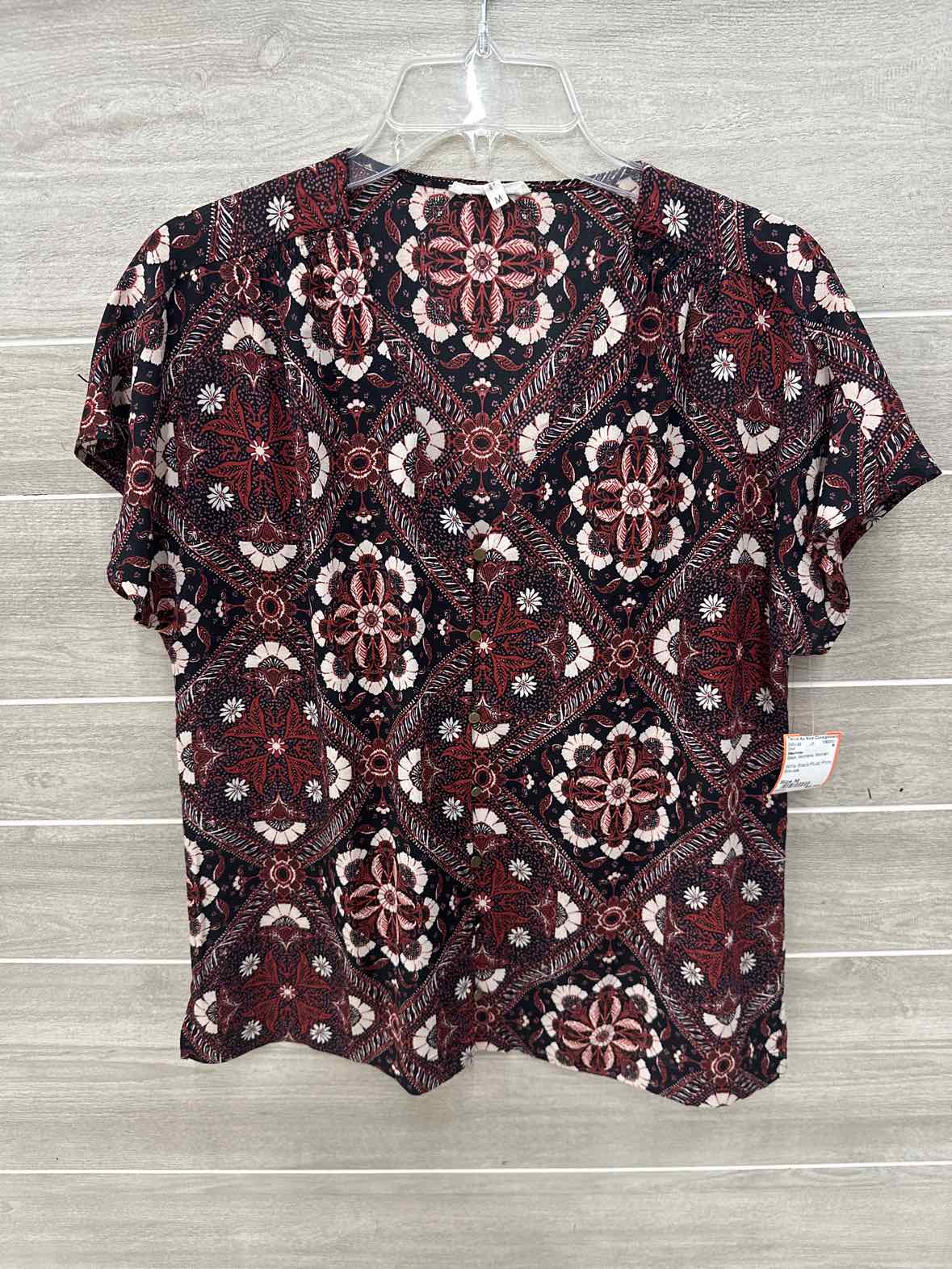 Maurices Black Womens Women Size M Shirt