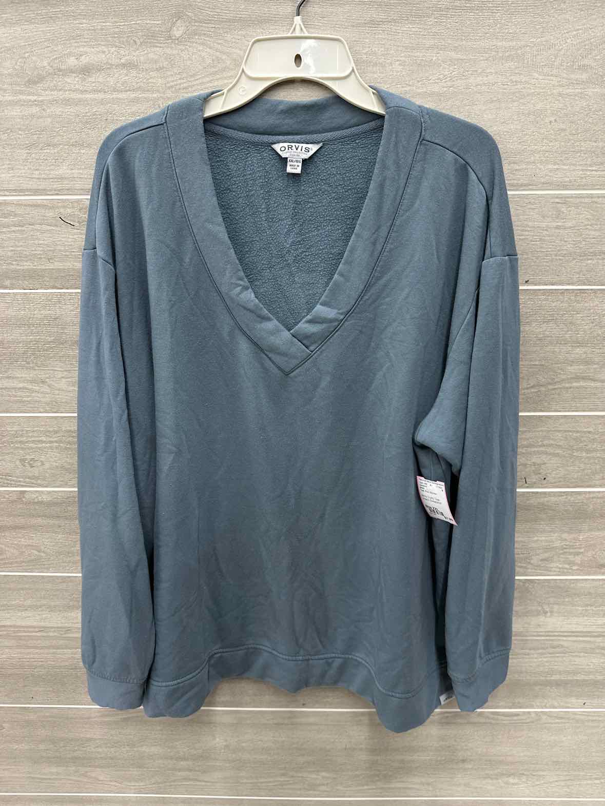 Orvis Size XXL Teal Plus Sweatshirt