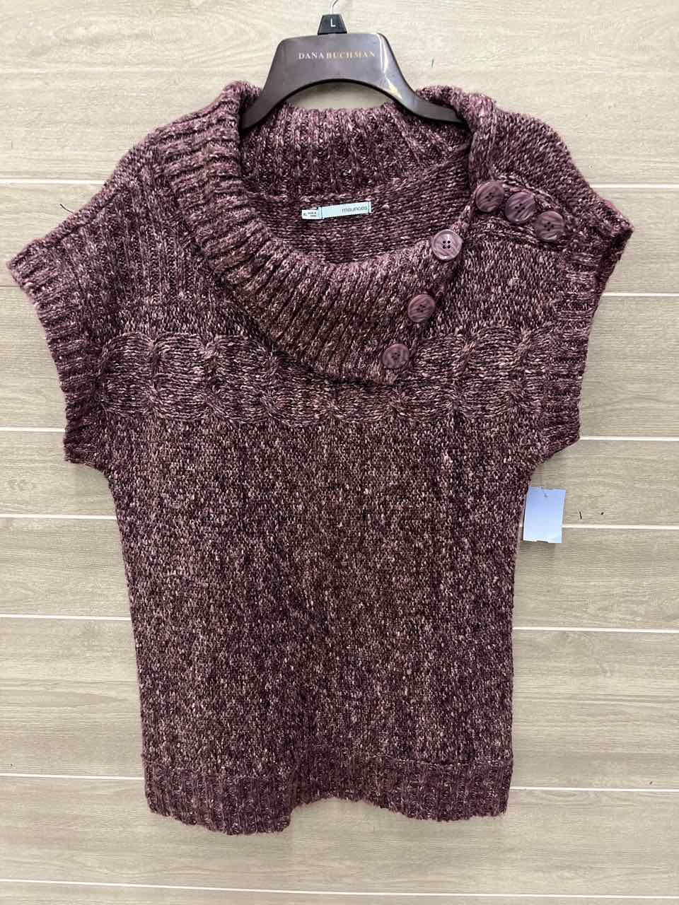 Maurices Size XL Purple Womens Sweater
