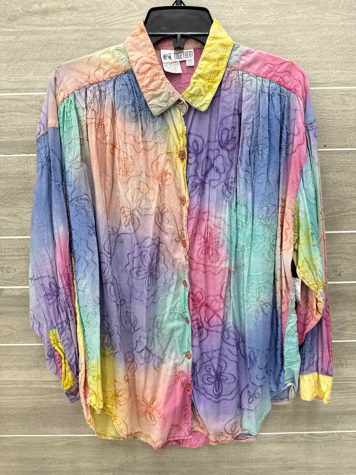 Together Multi-Color Womens Size L/XL Shirt