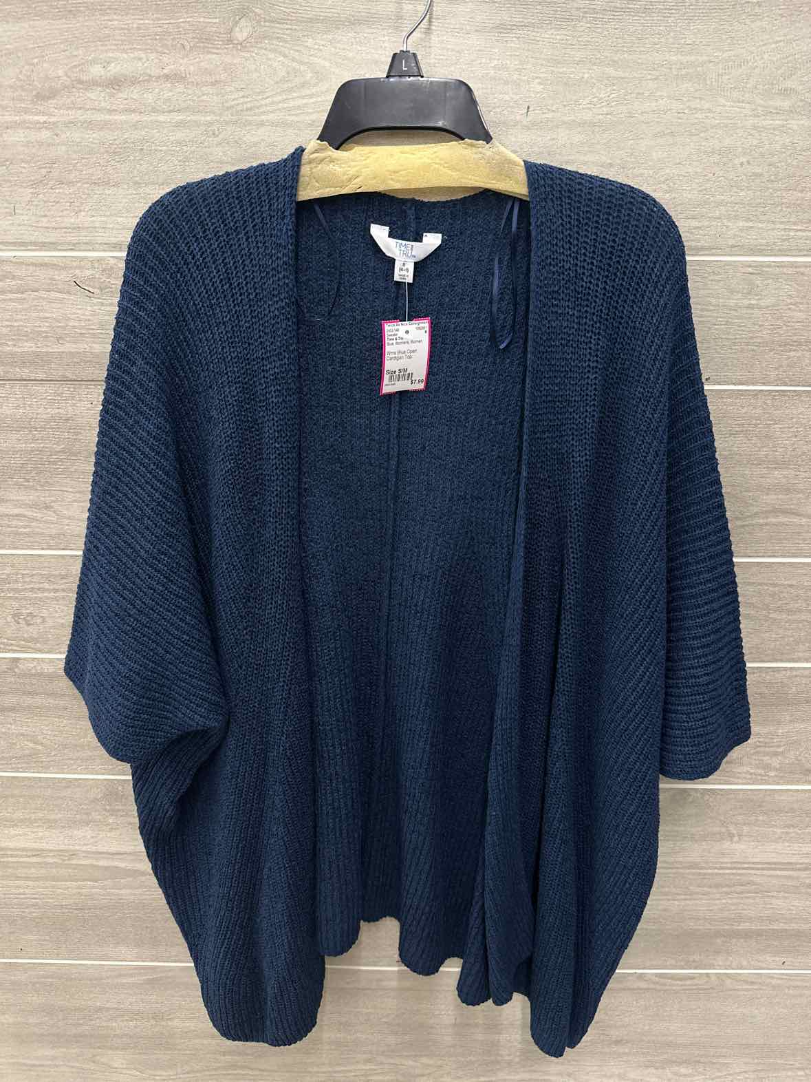 Time & Tru Size S/M Blue Womens Sweater