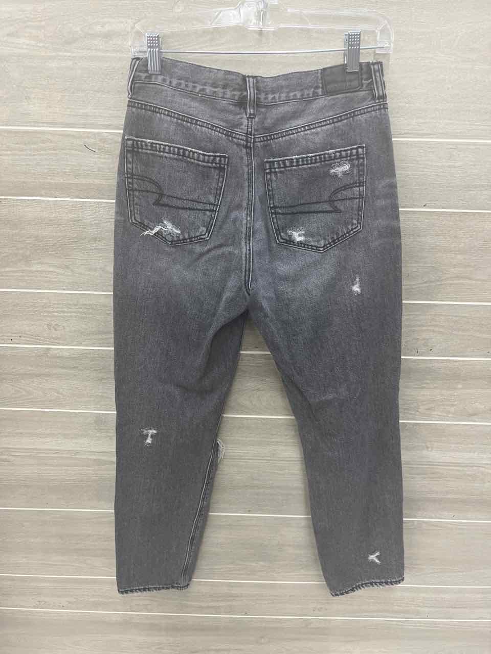 American Eagle Size 4 Gray Womens Jeans