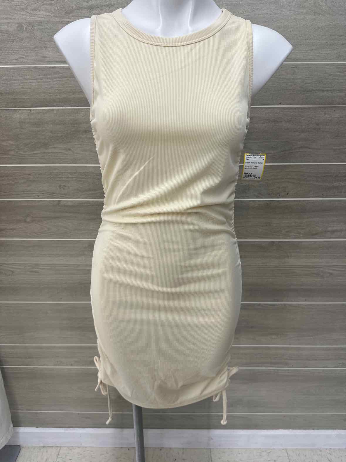 Cream Womens Women Size 4/6 Dress