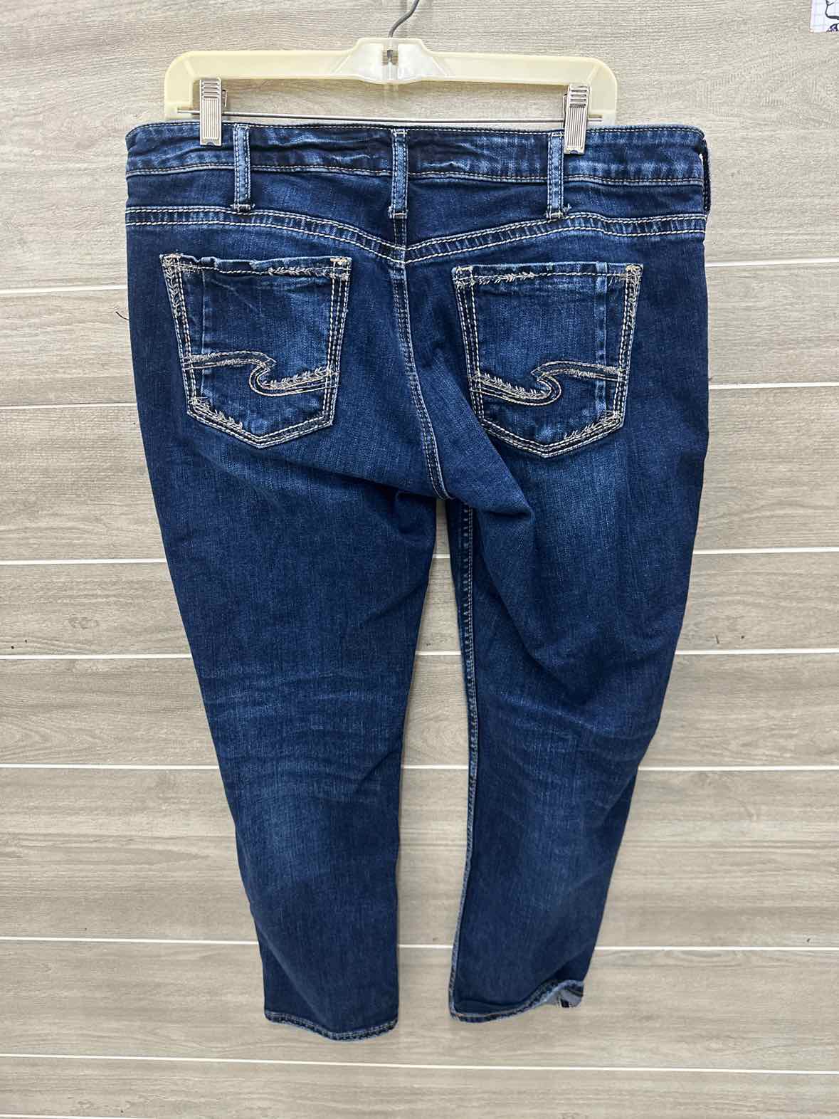 Silver Size 14/16 Blue Womens Jeans