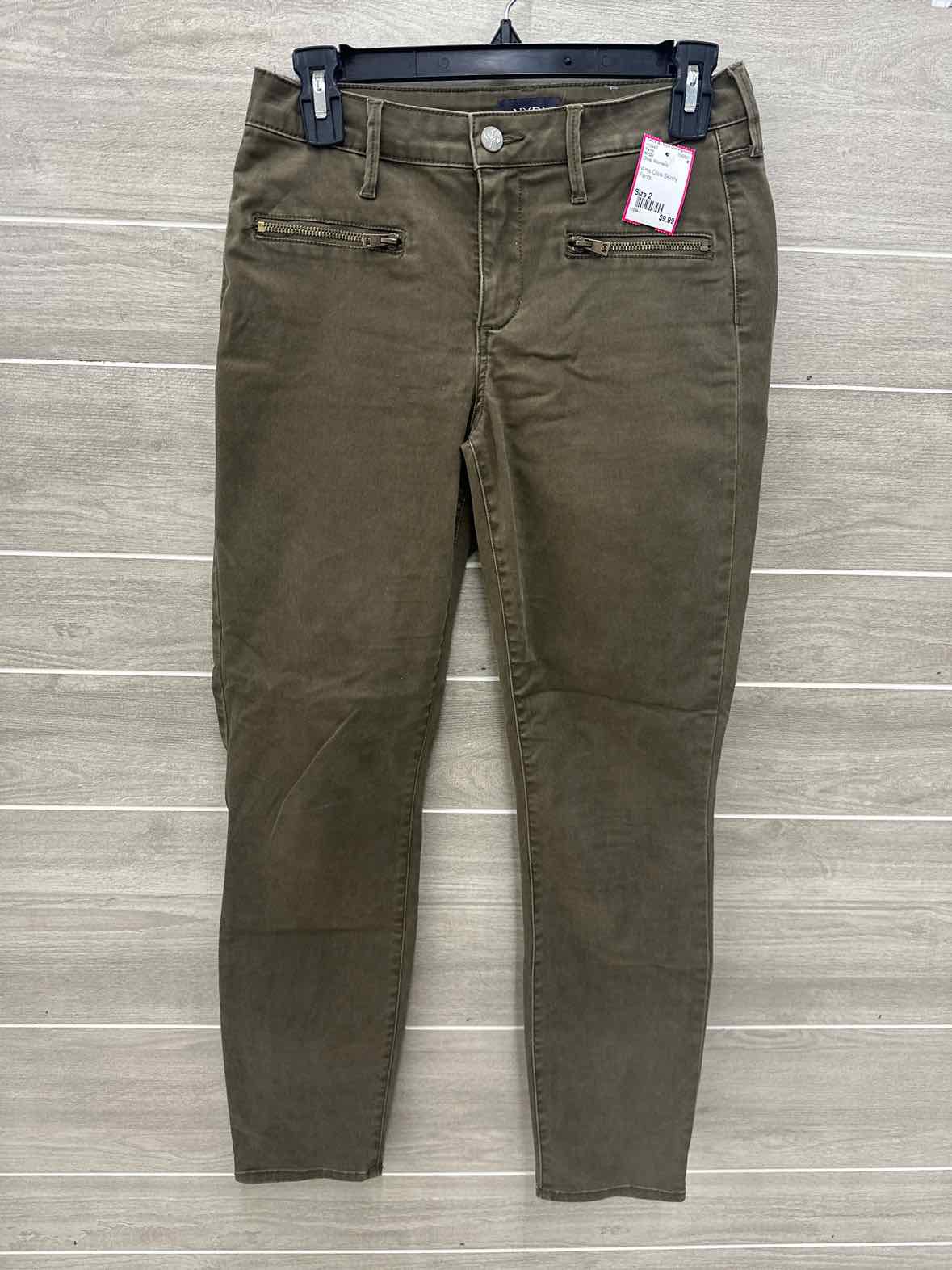 NYDJ Olive Womens Size 2 Pants
