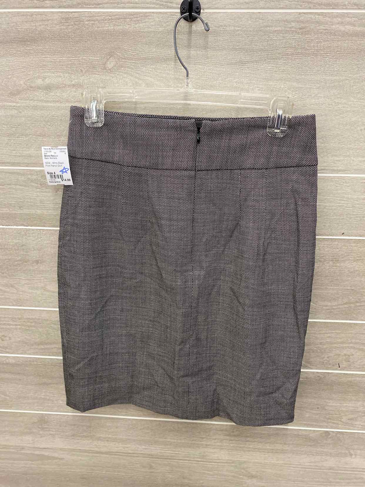 Banana Republic Black Womens Size 4 Skirt