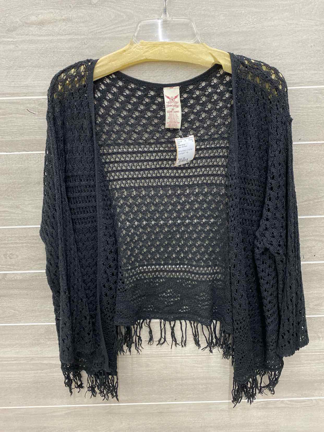 Faded Glory Black Womens Size 3X Shirt