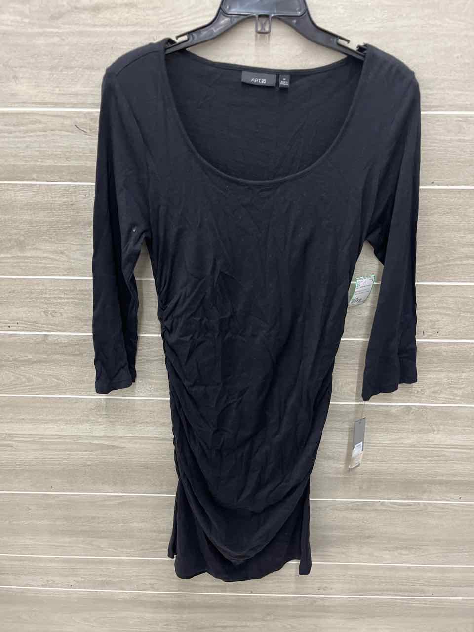 Apt 9 Size M Black Maternity Dress