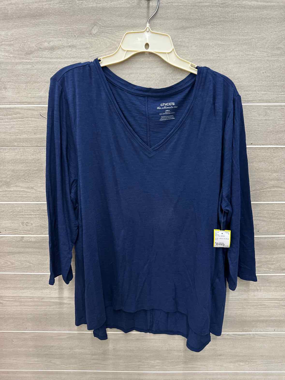Chico's Size 20/22 Blue Plus Shirt
