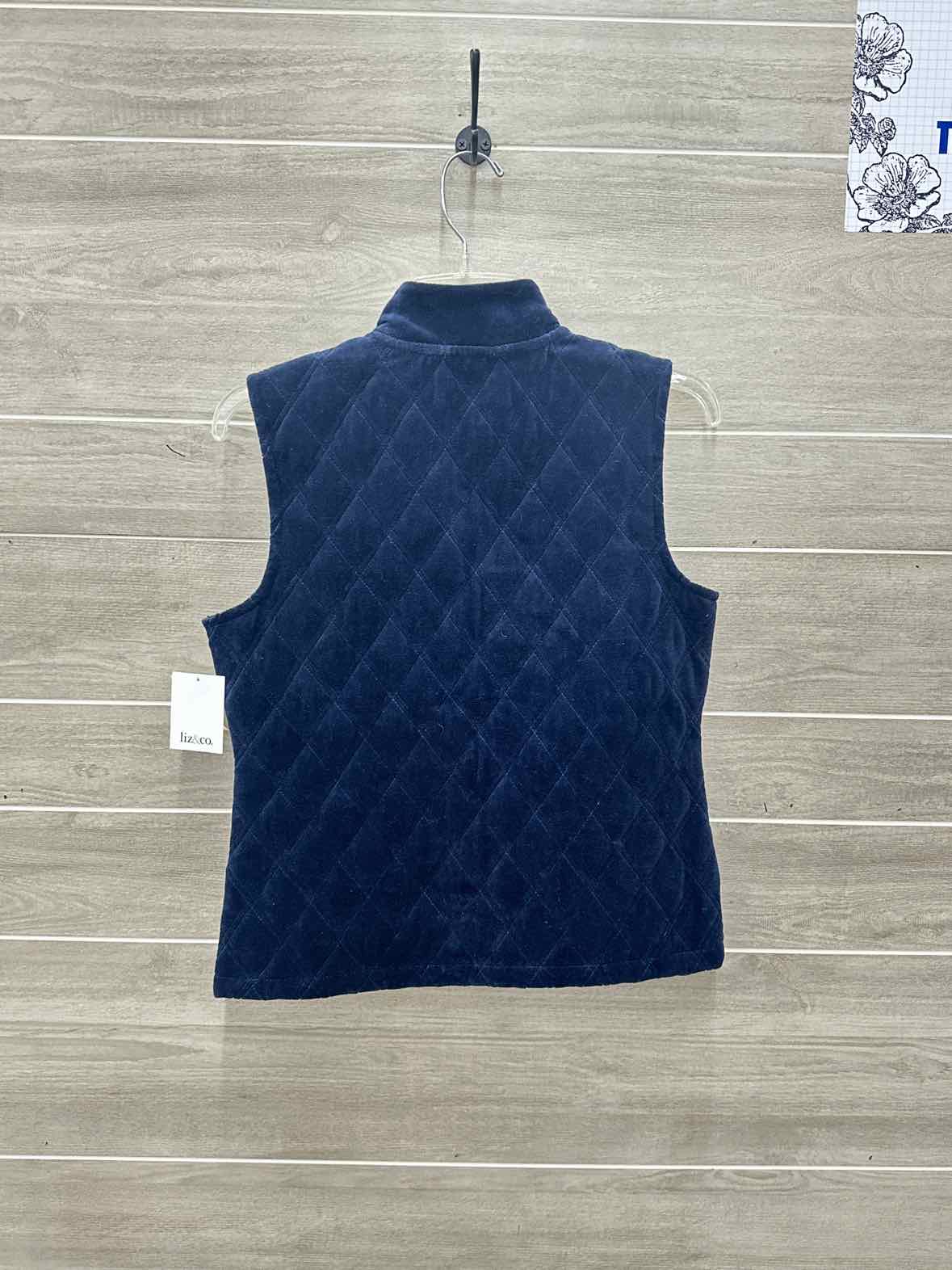 Liz Claiborne Size S Navy Womens Vest