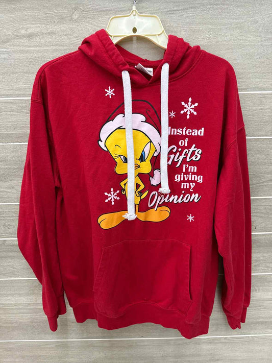 Looney Tunes Red Womens Size XL Sweatshirt