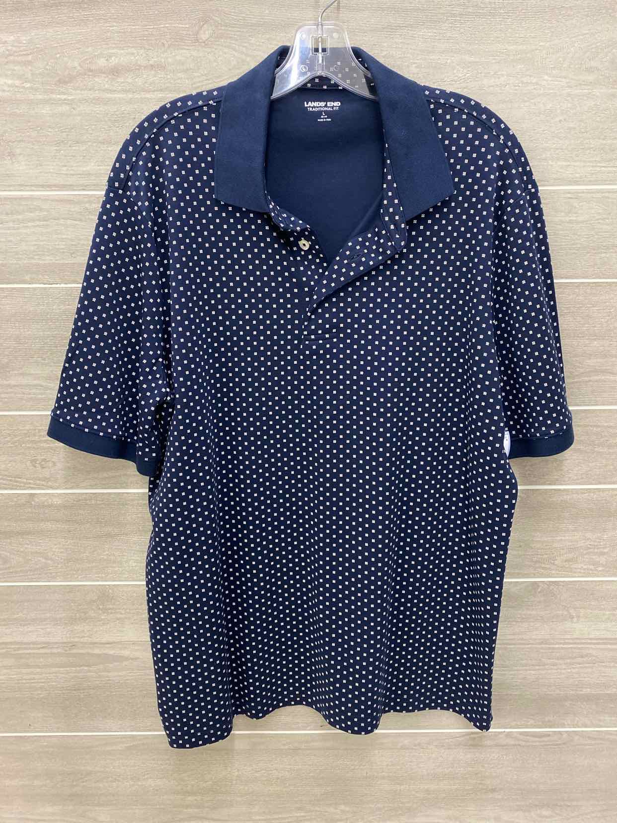 Lands End Mens Size L Mens Shirt