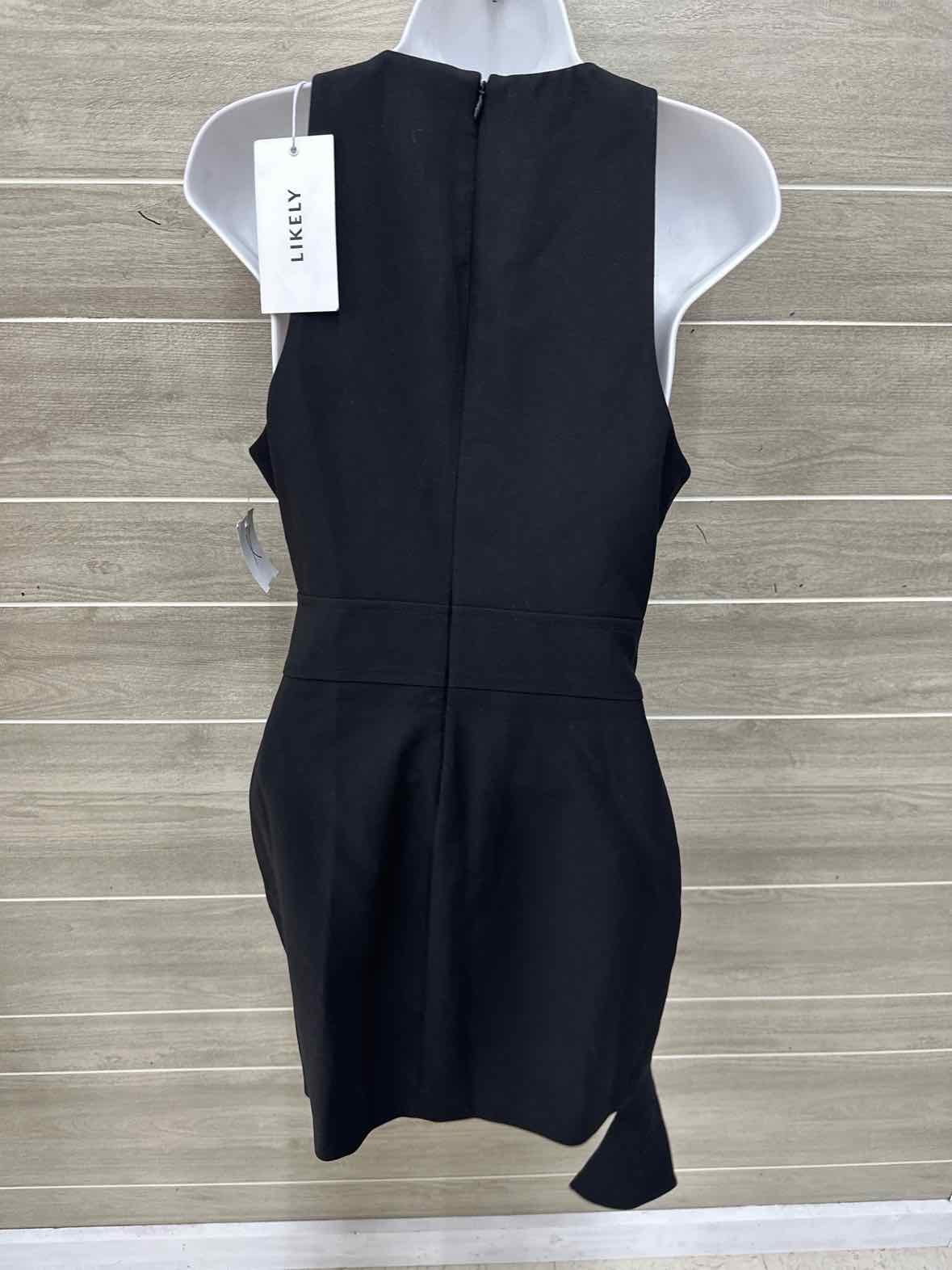 Likely Black Womens Women Size 4/6 Dress