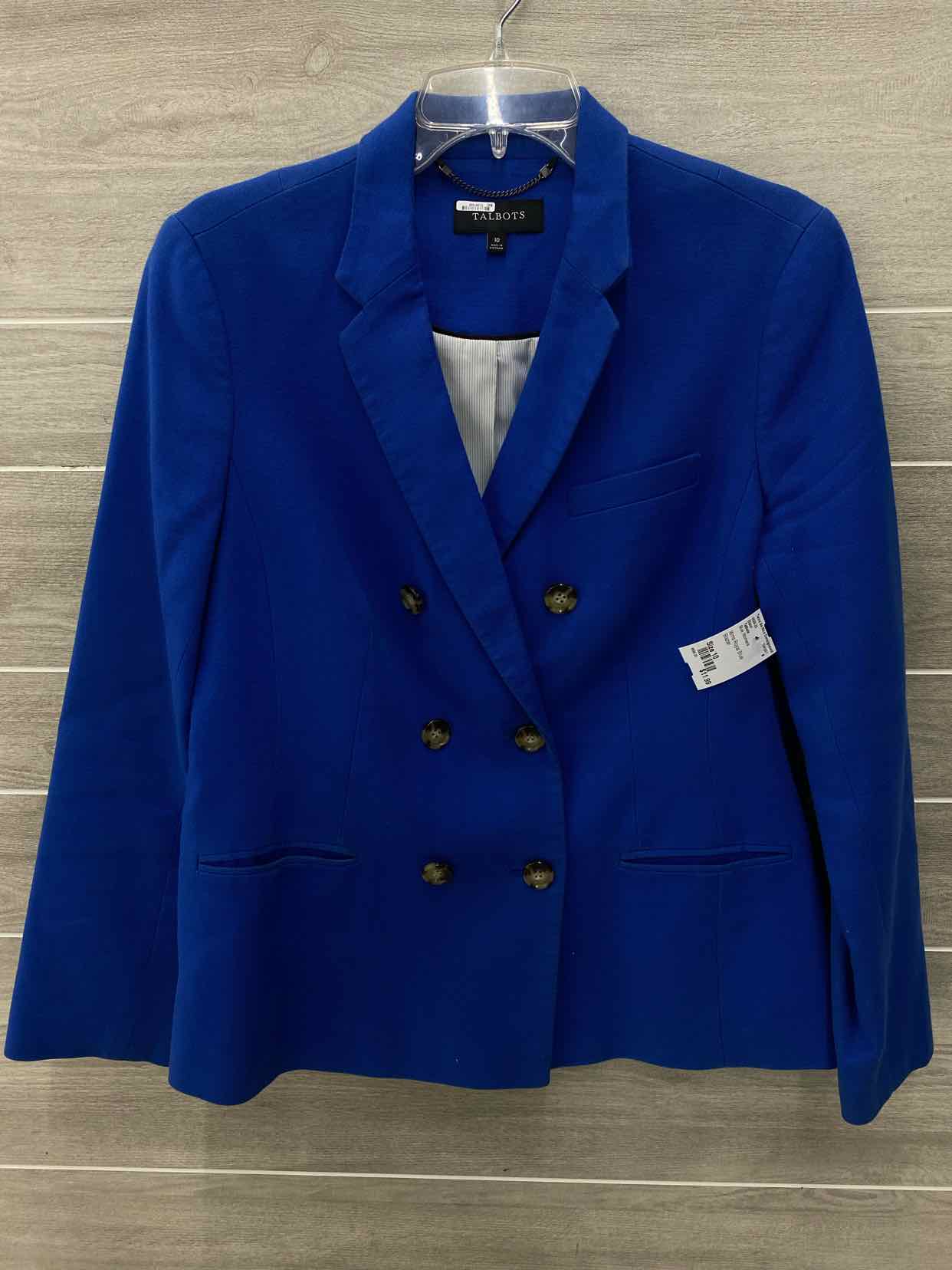 Talbots Blue Womens Size 10 Blazer