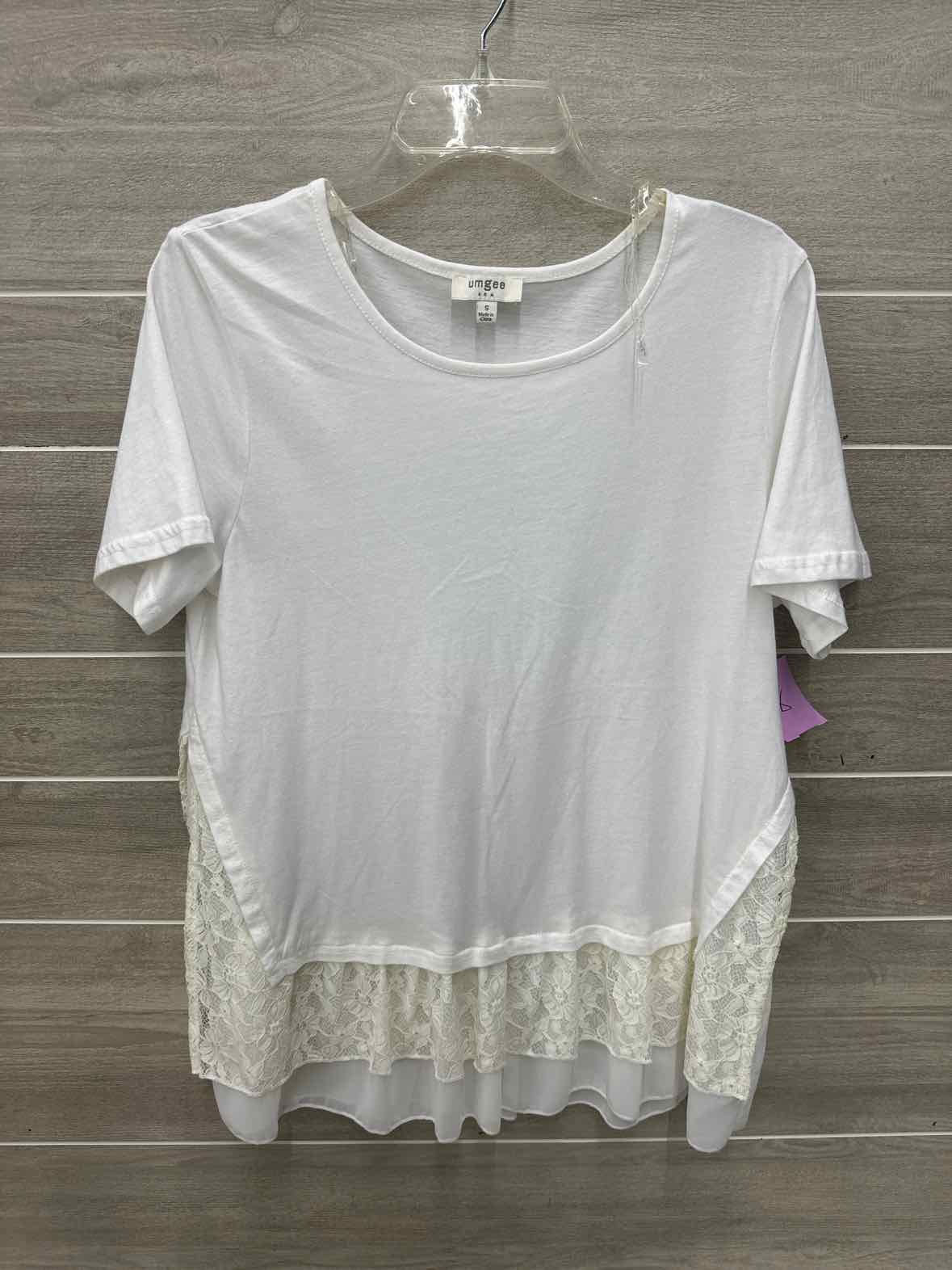 Umgee White Womens Size Small Shirt