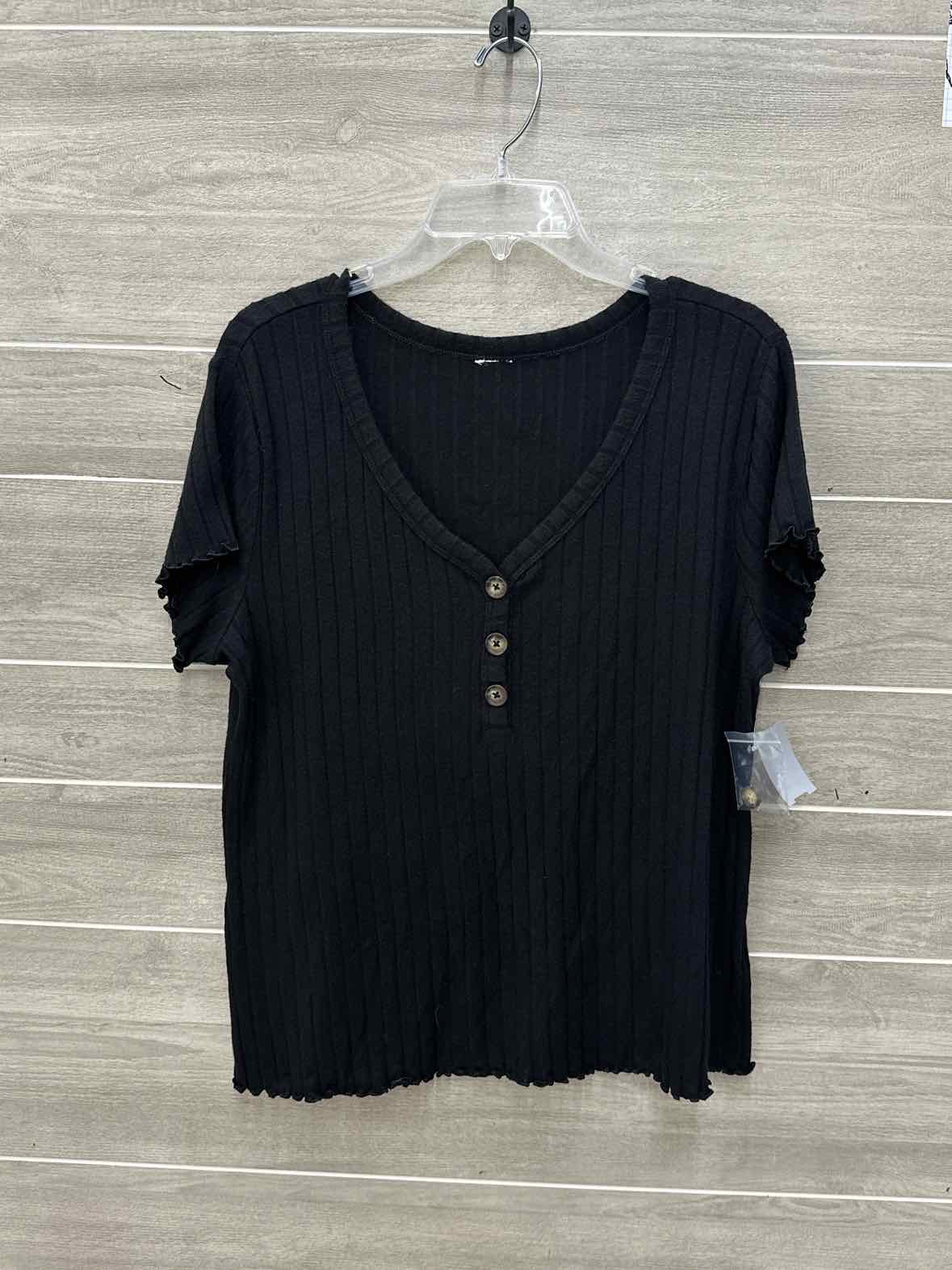 Black Womens Women Size 16/18 Shirt